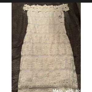 White floral dress size XL/O